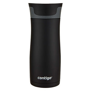 Amazon.com: Contigo 2013292 Autoseal West Loop Insulated Beverage, 16oz, Matte Black & Stainless Steel: Kitchen & Dining