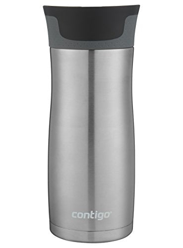 Amazon.com: Contigo 2013292 Autoseal West Loop Insulated Beverage, 16oz, Matte Black & Stainless Steel: Kitchen & Dining