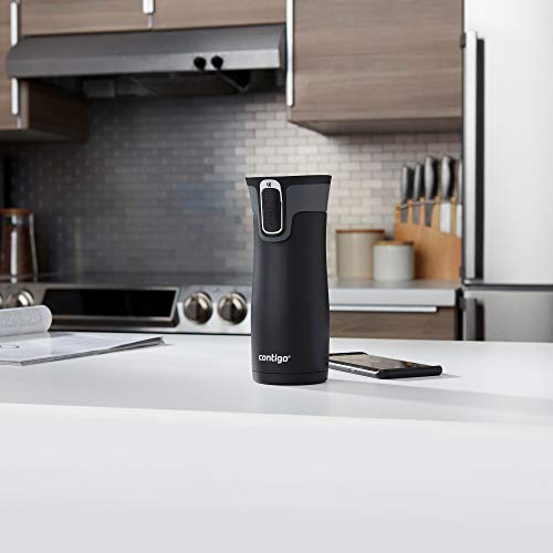 Amazon.com: Contigo 2013292 Autoseal West Loop Insulated Beverage, 16oz, Matte Black & Stainless Steel: Kitchen & Dining