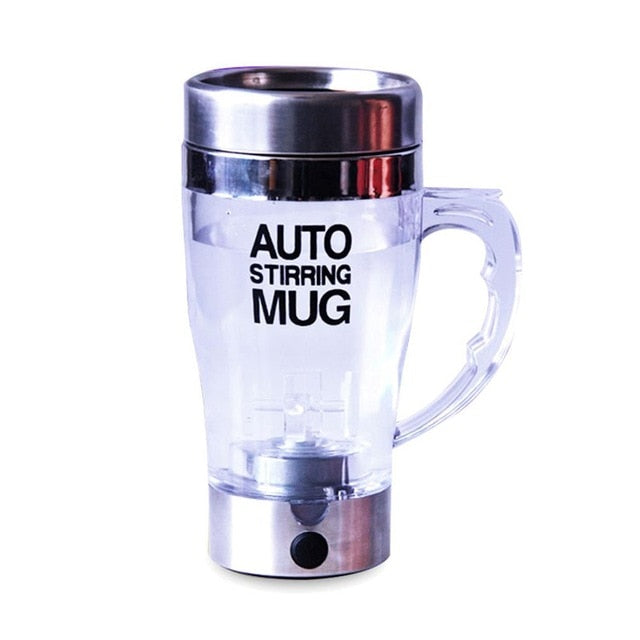 400ml Mugs Automatic Electric Lazy Self Stirring Mug Cup Coffee Milk Mixing Mug Smart Stainless Steel Juice Mix Cups Drinkware