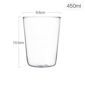 1 pcs Lovely Glass Breakfast Cup Coffee Tea Milk Yogurt Mug Creative Good Morning Mug Gifts 450ml,Glass coffee mug travel cup